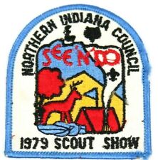 1979 See 'N' Do Scout Show Northern Indiana Council Patch Boy Scouts BSA IN picture