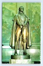 Postcard IN Vincennes George Rogers Clark Bronze Statue L14 picture