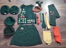 Vintage 50s Girl Scout  uniform and Accessories Lot Of 22 Pieces picture