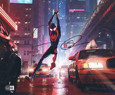 SHAMEIK MOORE SIGNED AUTOGRAPH SPIDER-MAN INTO THE SPIDER-VERSE 11X14 PHOTO BAS picture