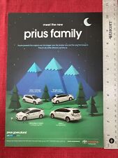 2011 Toyota Prius Car Family Print Ad - Great To Frame picture