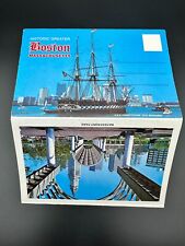 Historic Greater Boston Set Of 6 Double Sided Postcard Photos 1978 picture