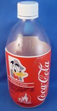Disney World 15 Year Anniversary Coca-Cola Foam Wrap Glass Bottle Donald Duck picture