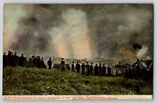April 1906 San Francisco CA Earthquake Great Fire From Lafayette Park Postcard picture