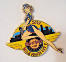 HARD ROCK CAFE  Denver 2019 Hat Pin Lapel Pin 2 inch wide picture