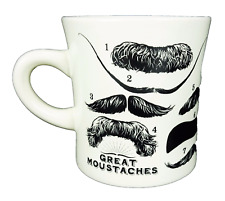 Great Moustaches Coffee Cup Mug Presents of Mind Unemployed Philosophers Guild picture