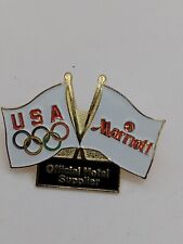 USA Olympics Marriott Official Motel Sponsor Lapel Pin picture