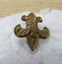 Boy Scout BSA Tenderfoot Scout Fleur De Lis Lapel Pin Pinback Pat 1911 picture