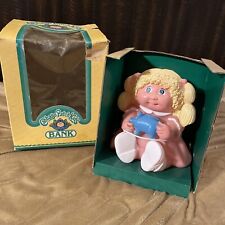 Vintage Cabbage Patch Doll Piggy Bank (Blonde Hair) 1983 Appalachian Artworks 7” picture