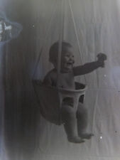 Antique B&W Glass Plate Negative 1920's Baby #4 picture