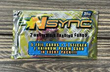 Vintage 2000 NSYNC 7 Ncredible Trading Cards Topps New In Package Sealed picture