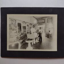 Rare African American Barbering AntiqueTexas Photograph 1929 picture
