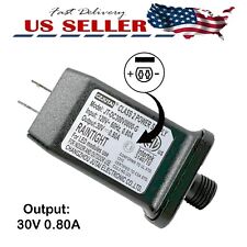 Power Adapter Replacement for LED Xmas Tree Lights DC 30V 0.8A - JT-DC300V0800-G picture