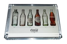 Coca-Cola Coke Bottle History Acrylic Executive Display Piece Desk Paperweight picture