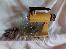 Vintage '69 USA-Made Sunbeam  Tested Working Mixmaster Stand Mixer with Bowls picture