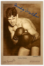 MICKEY WALKER 1925 Boxing Champion Legend Cabinet Card Vintage Photo CDV A++ picture