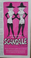 1954 women's Tru Balance Scandale girdle color vintage Morrow art ad picture