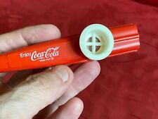 1970s Coca Cola Red Plastic Kazoo Humming Musical Instrument NOS Never Used picture