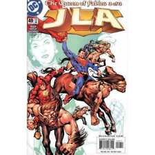 JLA #49 in Near Mint + condition. DC comics [q: picture