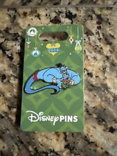 Disney Parks Pin Aladdin Genie Holding Holly Holiday Christmas New DLR WDW OE picture