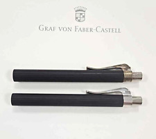 Vintage Graf von Faber-Castell Classic Silver-Plated Ebony Wood Pencil Barrel picture