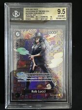 Rob Lucci SP Alt Art OP03- 092 (OP05) New Era One Piece Card BGS 9.5 GM English picture