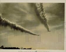 1926 Press Photo Airplanes lay Smoke Screen at Yoyogi Field in Tokyo, Japan picture