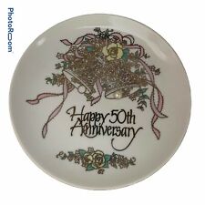 Happy 50th Anniversary 1988 EHW enterprises Inc.,Roman Inc. Collectible Plate picture