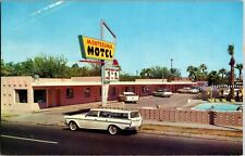 Montezuma Motel on Van Buren, Phoenix AZ Vintage Postcard J72 picture