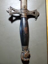 Antique 1800's Catholic Knights Of America Named Victorian Ceremonial Sword RARE picture
