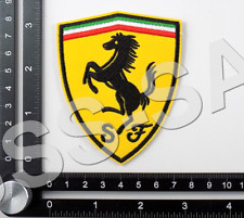 FERRARI EMBROIDERED PATCH IRON/SEW ON ~3-3/8'' x 2-3/4