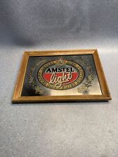 Imported Amstel Light Bier Beer Mirror Sign - Amstel Breweries 20.5 X 15.5 picture