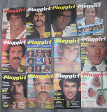 PLAYGIRL MAGAZINE FULL YEAR 1976 COMPLETE SET OF 12 ISSUES w Centerfolds picture