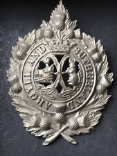 Argyll And Sutherland Highlanders Original British Army Cap badge Tail Up picture