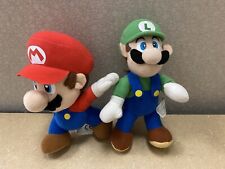LOT OF 2 VINTAGE Super Mario Luigi Vintage Plush Toy Doll Toysite Corgi picture