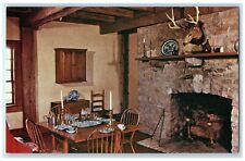 c1950's Fort Osage Kitchen Fireplace Sibley Missouri MO Vintage Postcard picture