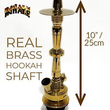 Inhale®️ Solid Brass Hookah Water Pipe Shaft With A Life Time Warranty picture