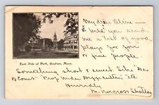 Grafton MA-Massachusetts, East Side Of Park, c1905 Vintage Souvenir Postcard picture