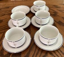 American Airlines First Class Cup Saucer  Wessco Gwathmey Siegel Swid Powell SET picture