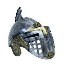 Medieval Knight Crusader Cage Helmet Costume Accessory Armor Warrior Headwear picture