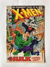 X-Men #66 (1970) Last New Story with Original X-Men & Hulk Appearance | FN- picture