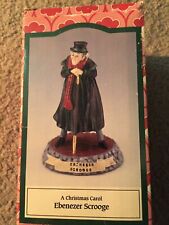 Ebenezer Scrooge Figure “A Christmas Carol” Statue in Box Novelino Vintage 1993 picture