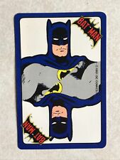 Batman 1981 DC Comics 7 Clubs VINTAGE SINGLE SWAP PLAYING CARD SC53 picture