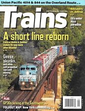Trains Magazine Aug. 2019 GE Alco Diesels Union Pacific Overland Route Railcars picture