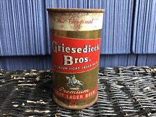 #2 Vintage GRIESEDIECK BROS Premium Light Lager Flat Top Beer Can (AS-IS) picture