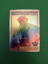Professor's Research 084/078 Rainbow Full Art Trainer Pokemon Go picture