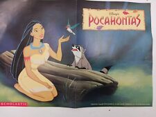 Vtg Pocahontas Movie 1995 Scholastic Pinup 11