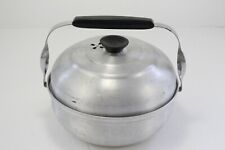Vintage Mirro 2001KM Round Vented Stovetop Steamer Roaster with Lid and Trivet picture