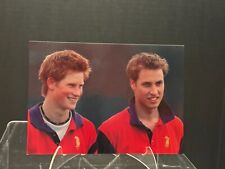 TRH Prince William & Prince Harry - Post Polo Play - Color Postcord - EC picture
