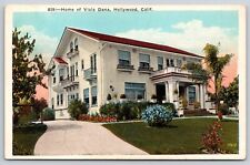 Home of Viola Dana Silent Movies Actress Hollywood California CA Postcard picture